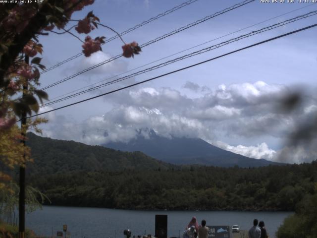 西湖からの富士山