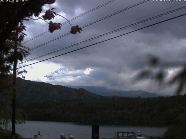 西湖からの富士山