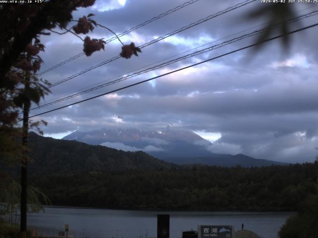 西湖からの富士山