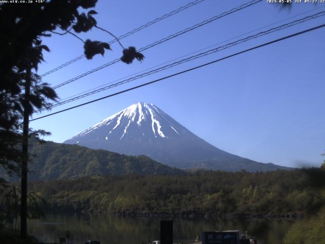 西湖からの富士山