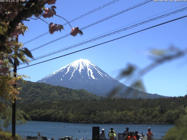 西湖からの富士山