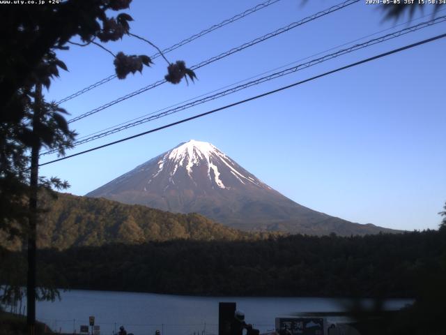 西湖からの富士山