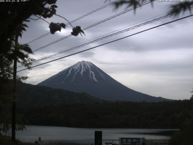 西湖からの富士山