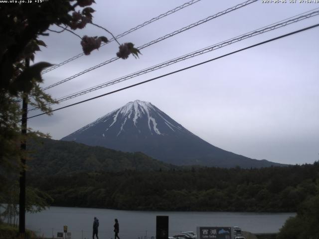 西湖からの富士山