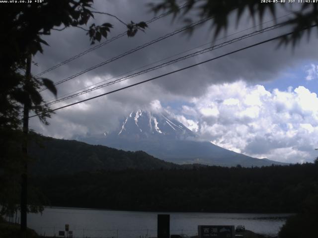 西湖からの富士山