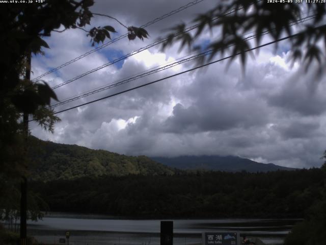 西湖からの富士山