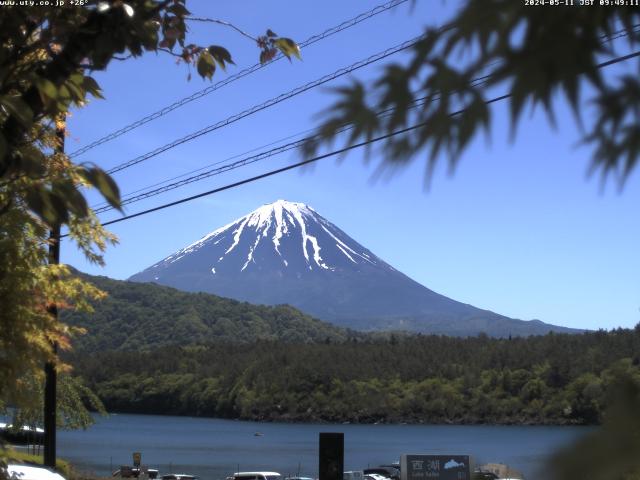 西湖からの富士山