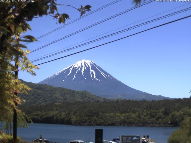 西湖からの富士山