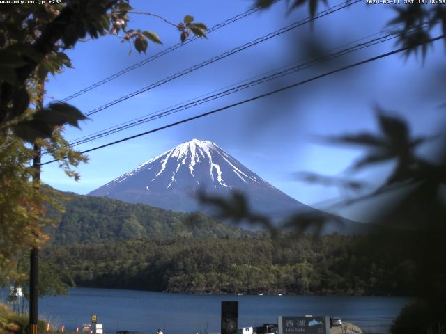 西湖からの富士山