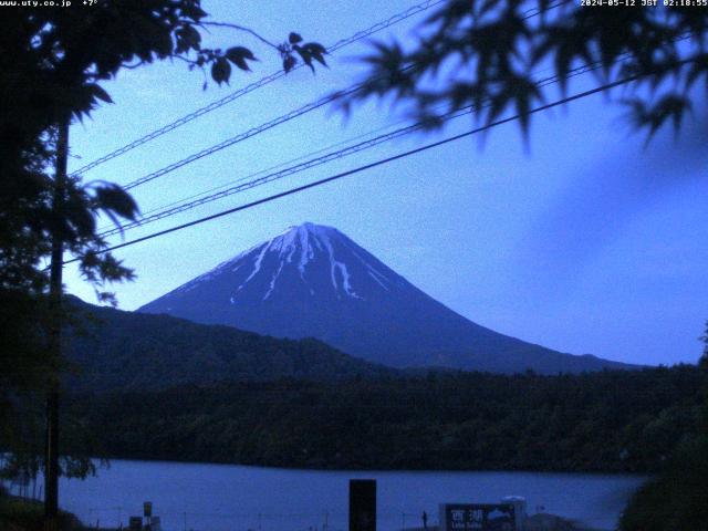 西湖からの富士山