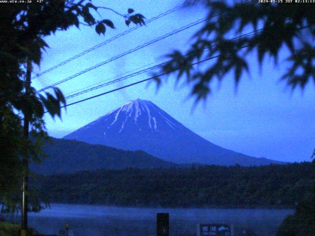 西湖からの富士山