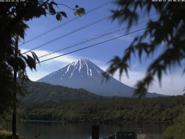 西湖からの富士山