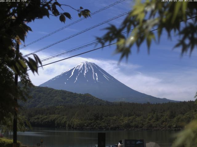 西湖からの富士山