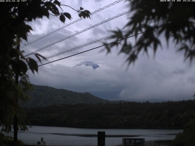 西湖からの富士山