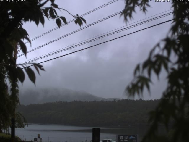 西湖からの富士山