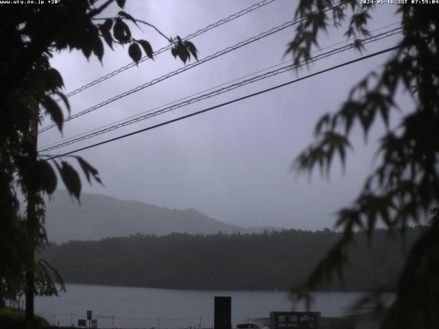 西湖からの富士山