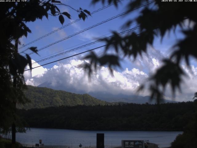 西湖からの富士山