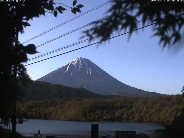 西湖からの富士山