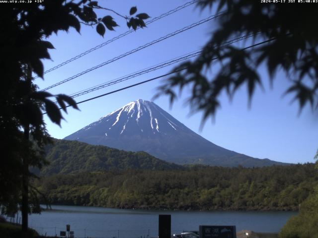 西湖からの富士山