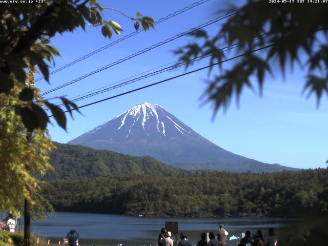 西湖からの富士山