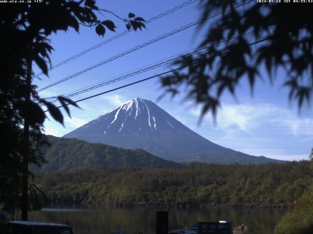 西湖からの富士山