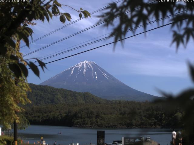 西湖からの富士山