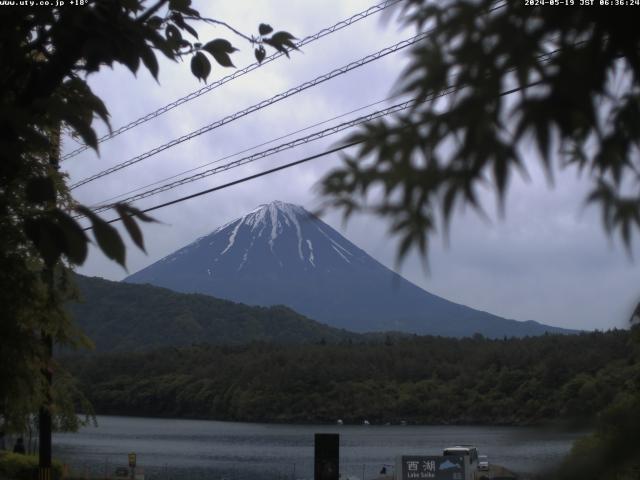 西湖からの富士山