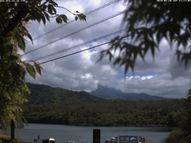 西湖からの富士山