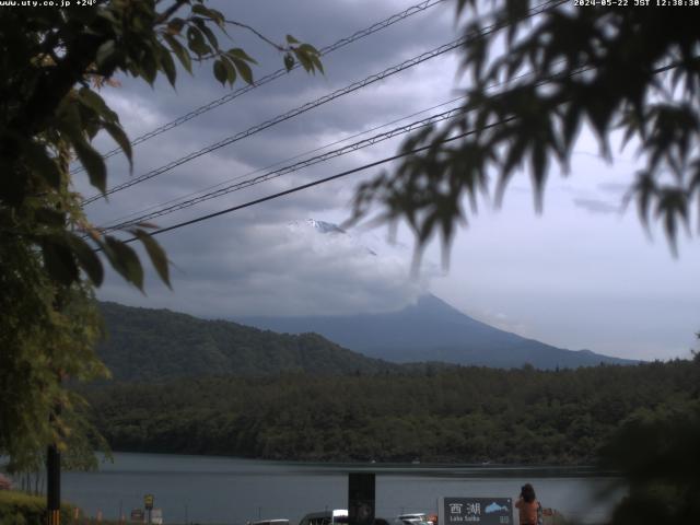 西湖からの富士山