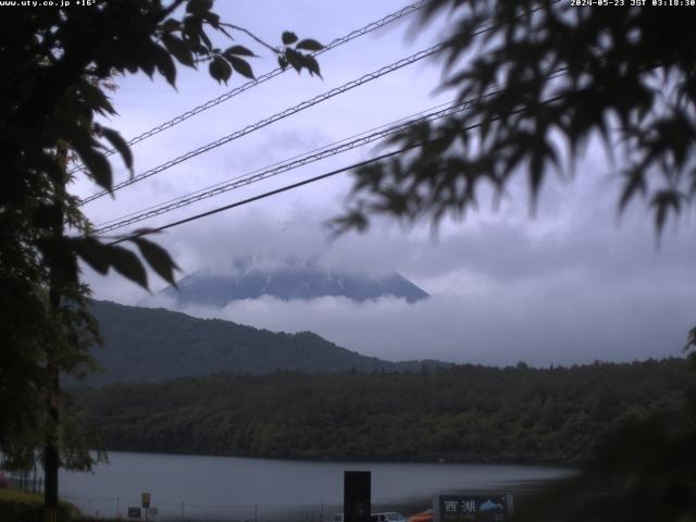 西湖からの富士山