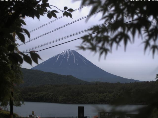 西湖からの富士山