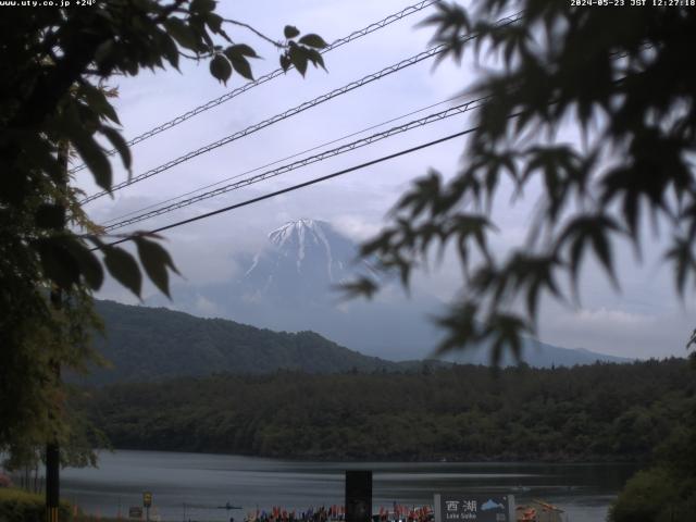 西湖からの富士山