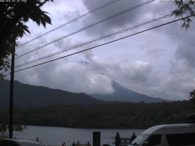 西湖からの富士山