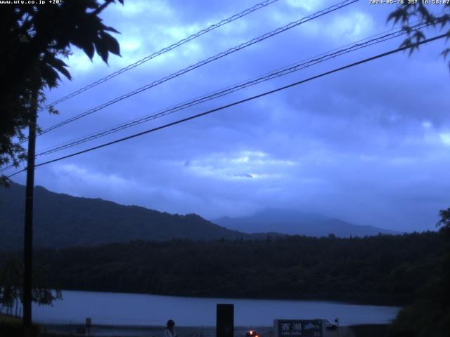 西湖からの富士山