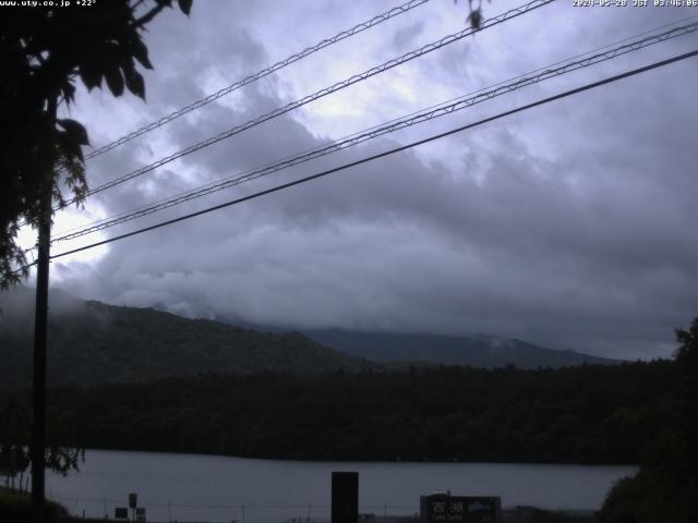 西湖からの富士山