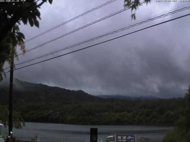 西湖からの富士山