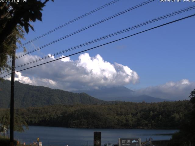 西湖からの富士山