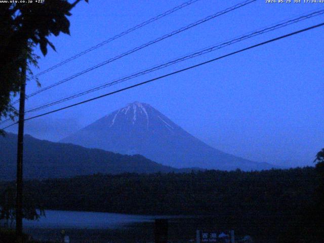 西湖からの富士山