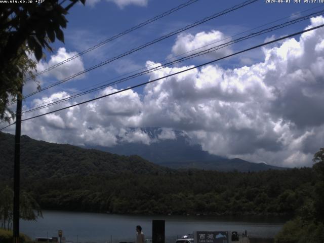 西湖からの富士山