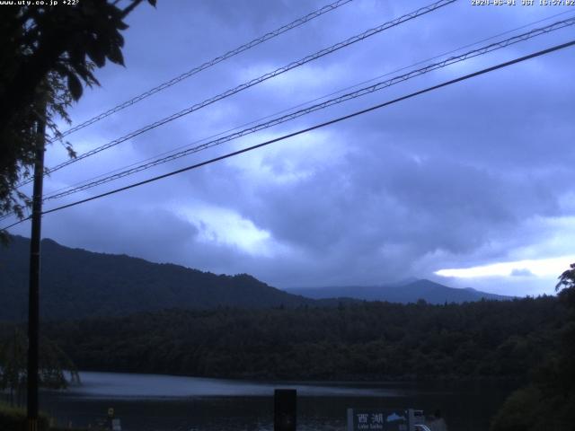 西湖からの富士山