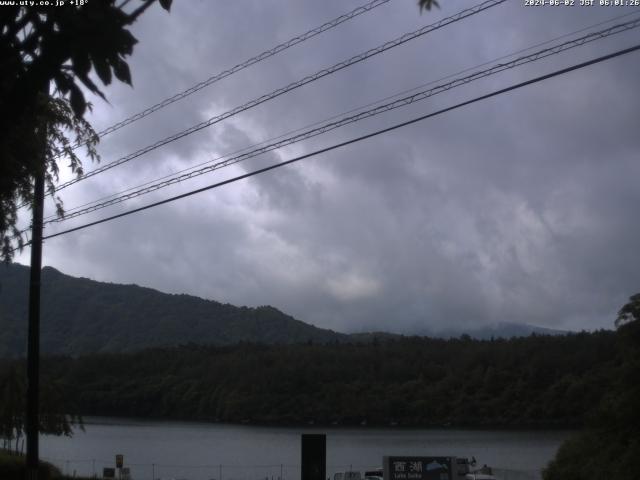 西湖からの富士山