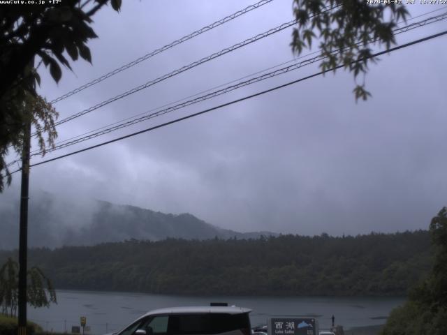 西湖からの富士山