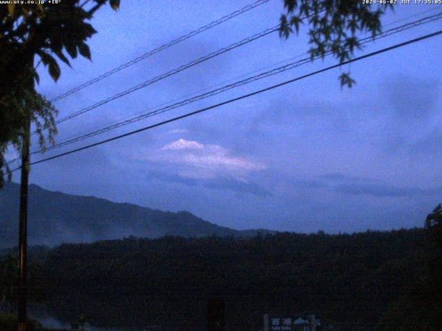 西湖からの富士山