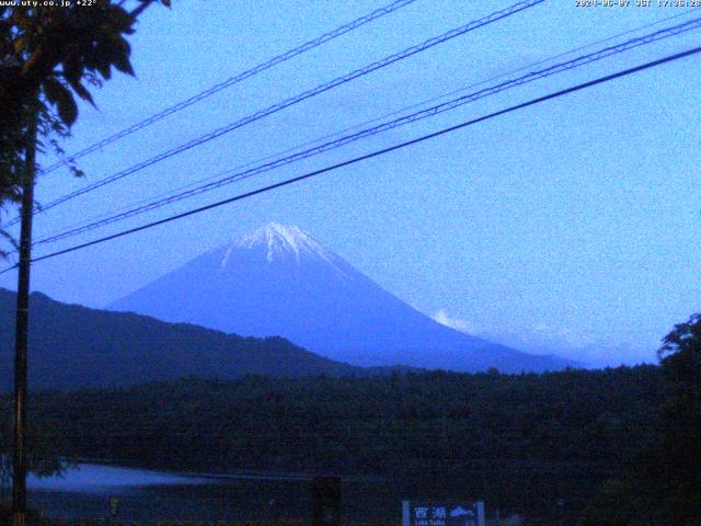 西湖からの富士山