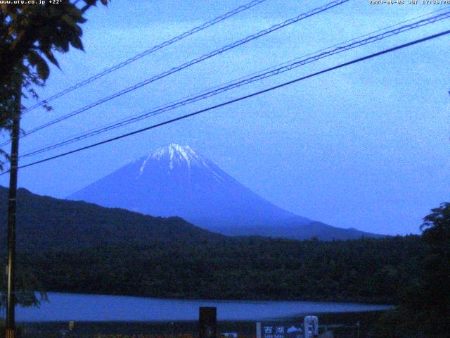 西湖からの富士山