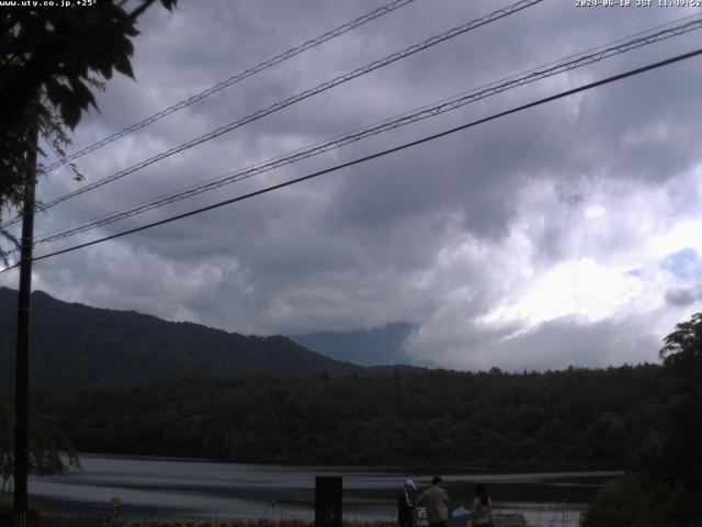 西湖からの富士山