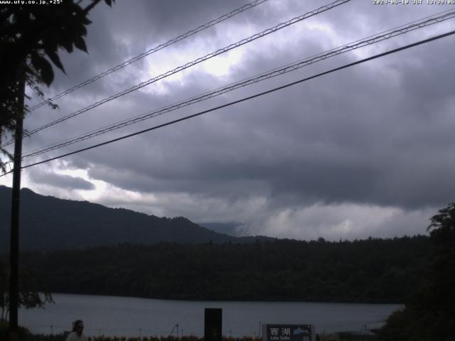 西湖からの富士山