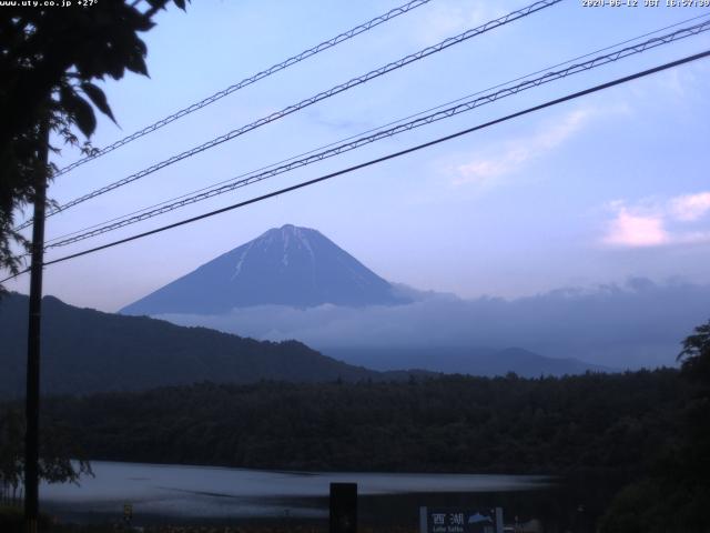 西湖からの富士山