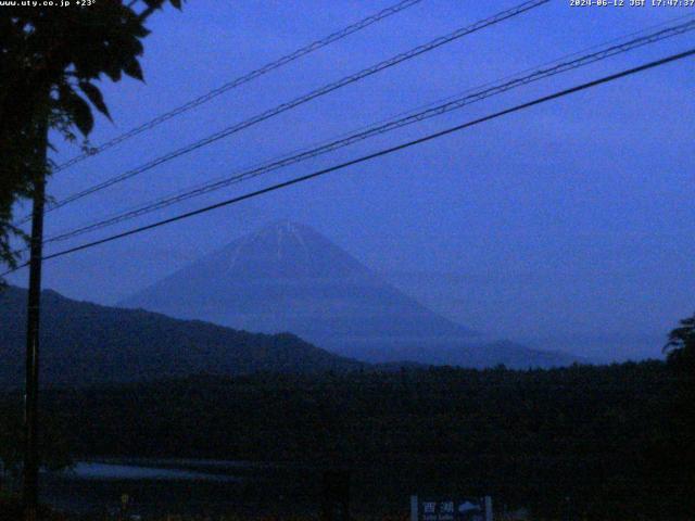 西湖からの富士山