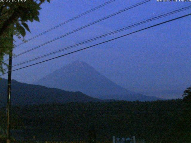 西湖からの富士山